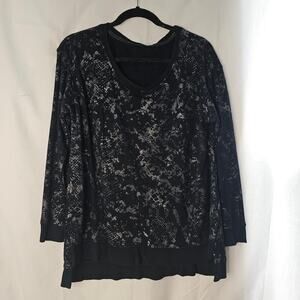 Jane+ Delancey Long Sleeve Crewneck  Sweashirt size Midium